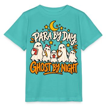 Ghost by Night Parade - Stanley/Stella Kinder T-Shirt MINI CREATOR  - Poolblau - Vorne