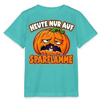 Grummeliger Kürbis – Heute nur auf Sparflamme - Stanley/Stella Kinder T-Shirt MINI CREATOR  - Poolblau - Vorne