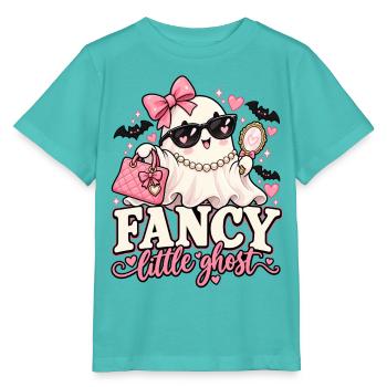 Fancy Little Ghost Glam - Stanley/Stella Kinder T-Shirt MINI CREATOR  - Poolblau - Vorne