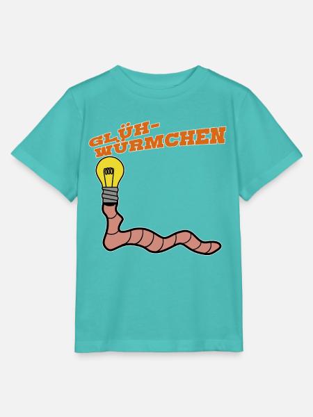 Glühwürmchen zweideutiger Witz - Stanley/Stella Kinder T-Shirt MINI CREATOR - Poolblau