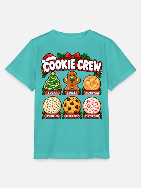 Cookie Crew Weihnachtskekse - Stanley/Stella Kinder T-Shirt MINI CREATOR - Poolblau