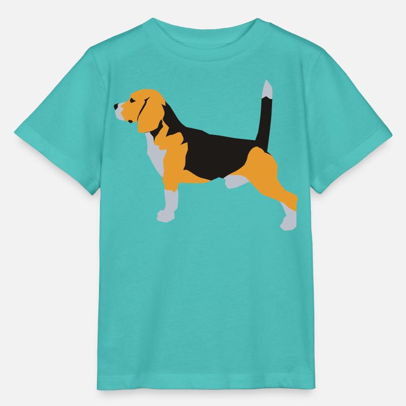 Beagle - T-shirt bio MINI CREATOR Stanley/Stella Enfant - bleu piscine
