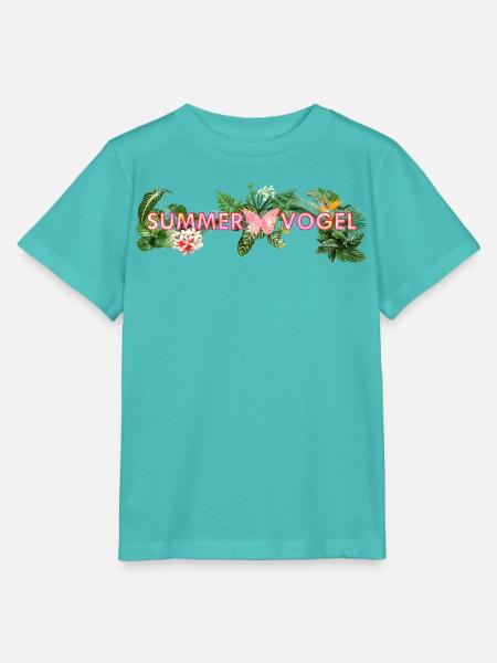 Summervogel - Stanley/Stella Kinder T-Shirt MINI CREATOR  - Poolblau