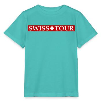Swiss Tour Schweiz - Stanley/Stella Kinder T-Shirt MINI CREATOR  - Poolblau - Vorne