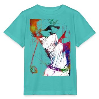 Golfspieler #golf - Stanley/Stella Kinder T-Shirt MINI CREATOR  - Poolblau - Vorne