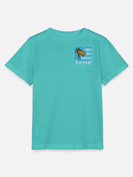 GIRAFFE PROJEKT AUFGABEN - Stanley/Stella Kinder T-Shirt MINI CREATOR - Poolblau