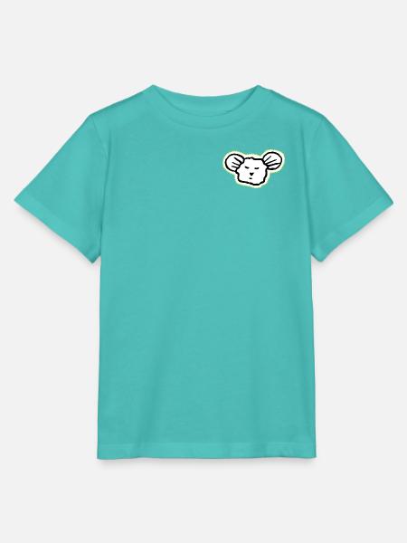 Cooles lässiges Maus Gesicht - Stanley/Stella Kinder T-Shirt MINI CREATOR  - Poolblau