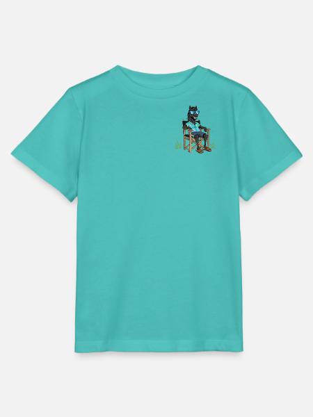Camiseta de Menorca Lehrstuhl - Stanley/Stella Kinder T-Shirt MINI CREATOR  - Poolblau