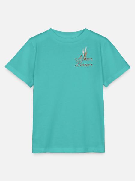 Acker-Bauer - Farben veränderbar - Stanley/Stella Kinder T-Shirt MINI CREATOR  - Poolblau