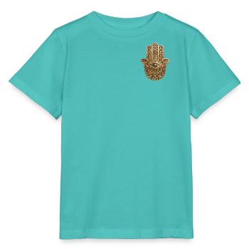 Symbol & Religion - Hand of Fatma - Stanley/Stella MINI CREATOR Kids’ T-Shirt - pool blue - Front