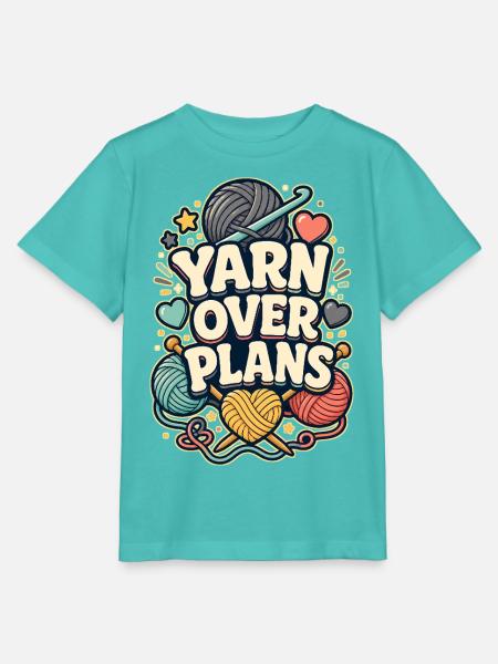 YARN OVER PLANS - Stanley/Stella Kinder T-Shirt MINI CREATOR  - Poolblau