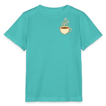 Vintage Steam Swirl Kaffeetasse - Stanley/Stella Kinder T-Shirt MINI CREATOR  - Poolblau - Vorne