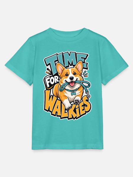 Pembrokenwelshcorgi - Stanley/Stella Kinder T-Shirt MINI CREATOR  - Poolblau