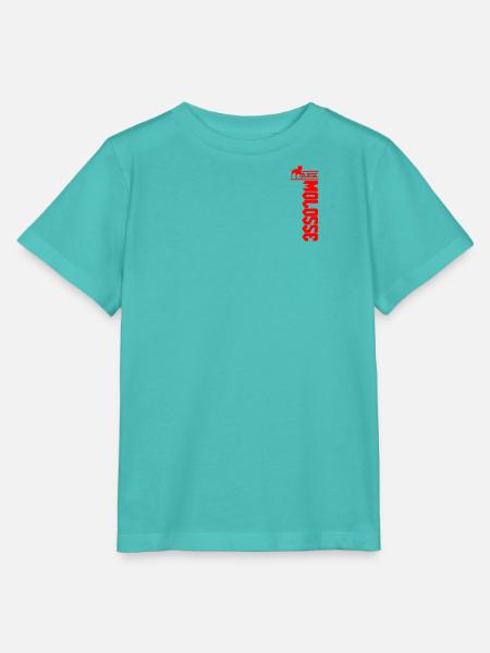 Roter Stab in vertikaler Silhouette - Stanley/Stella Kinder T-Shirt MINI CREATOR  - Poolblau