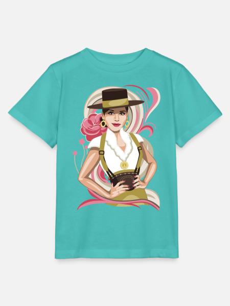 Wurzeln des Südens - Stanley/Stella Kinder T-Shirt MINI CREATOR  - Poolblau