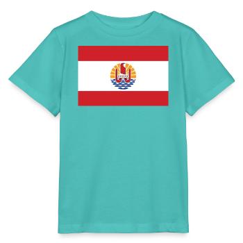 Polynésie - Stanley/Stella Kinder T-Shirt MINI CREATOR  - Poolblau - Vorne