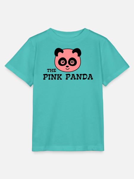 Panda - Stanley/Stella Kinder T-Shirt MINI CREATOR  - Poolblau