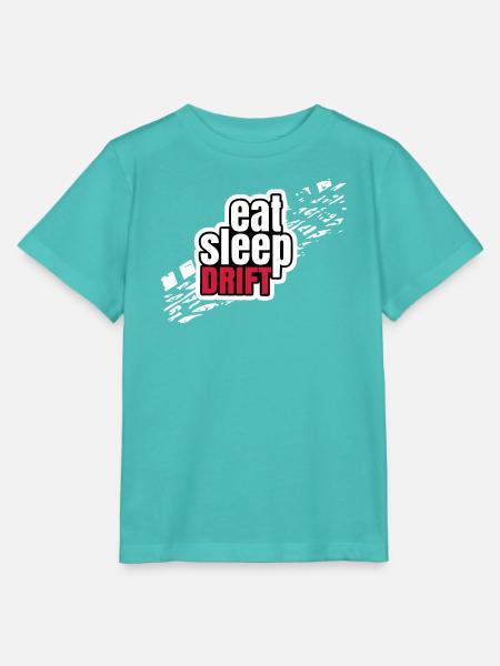 Eat Sleep Drift - Stanley/Stella Kinder T-Shirt MINI CREATOR  - Poolblau