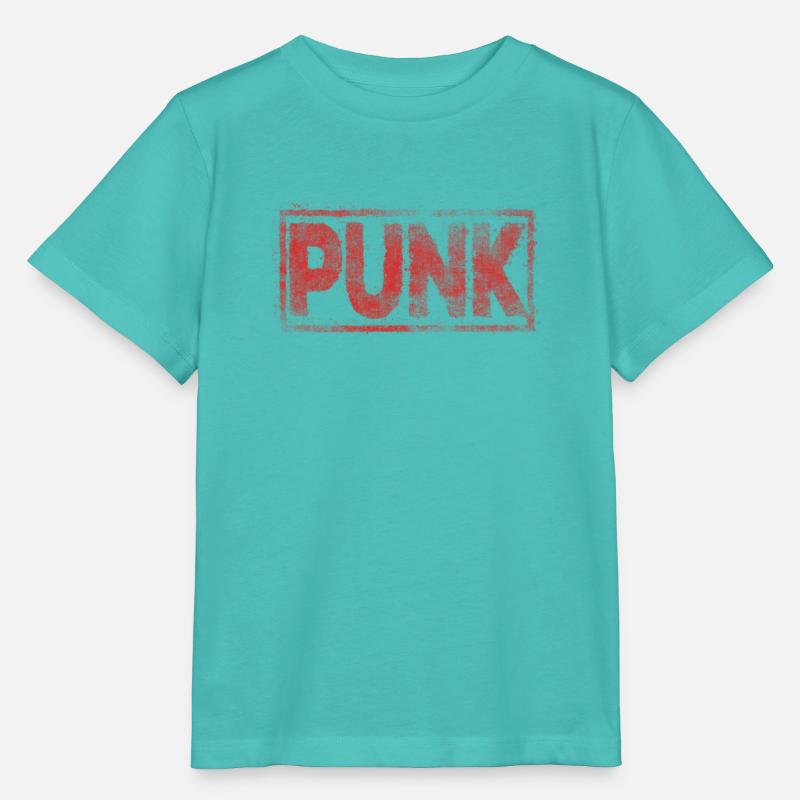 punk - T-shirt bio MINI CREATOR Stanley/Stella Enfant - bleu piscine