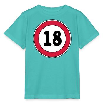 18. Geburtstag ,Volljährig , Schild (25) - Stanley/Stella Kinder T-Shirt MINI CREATOR  - Poolblau - Vorne