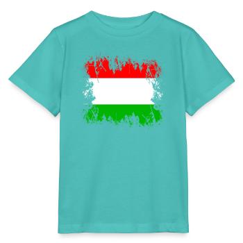 Ungarn - Magyarország - Ungarn - Stanley/Stella Kinder T-Shirt MINI CREATOR  - Poolblau - Vorne