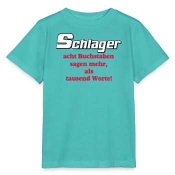 Schlager Party , Schlager Musik , Schlager Worte - Stanley/Stella Kinder T-Shirt MINI CREATOR  - Poolblau - Vorne