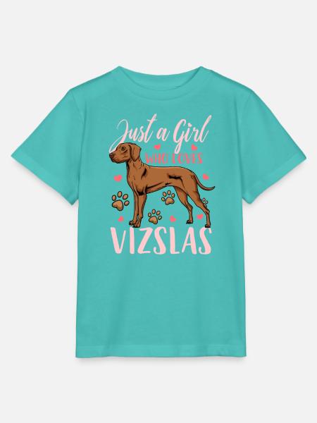 Vizsla - Stanley/Stella Kinder T-Shirt MINI CREATOR - Poolblau