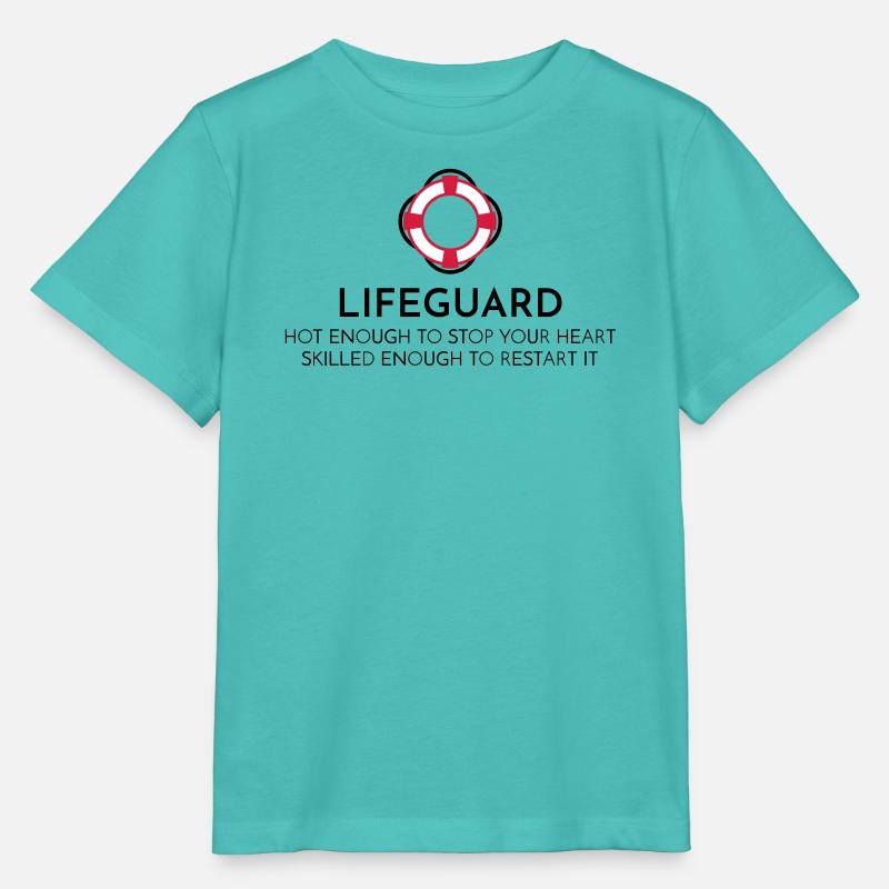 Maître-nageur - T-shirt bio MINI CREATOR Stanley/Stella Enfant - bleu piscine