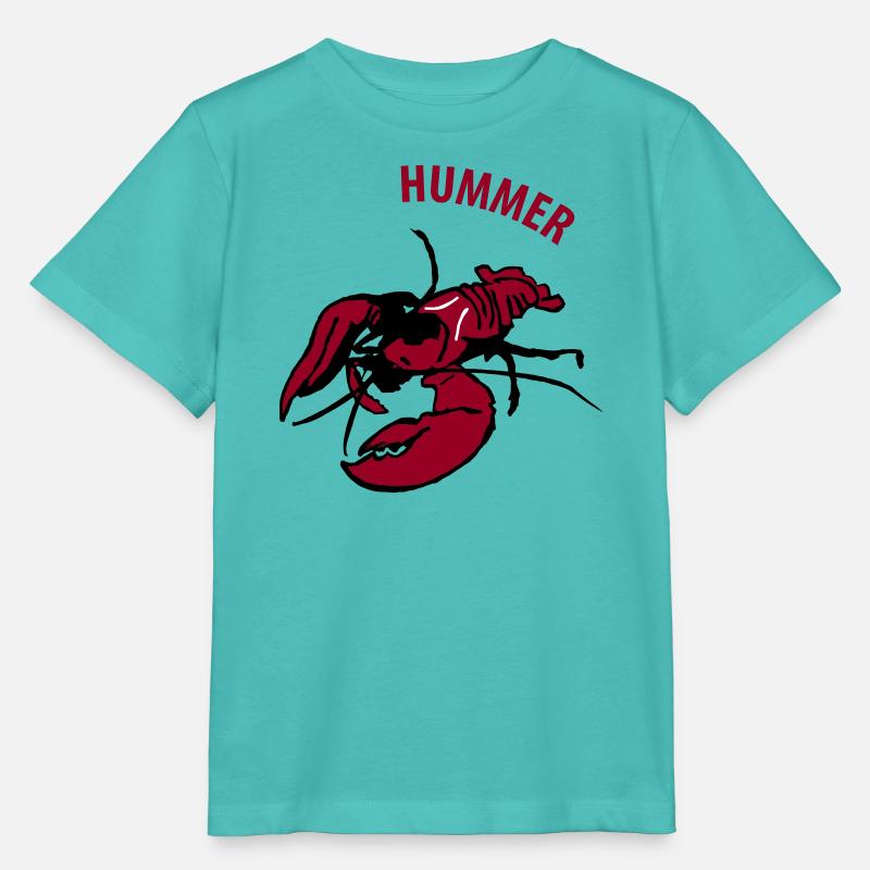 Lobster - Stanley/Stella MINI CREATOR Kids’ T-Shirt - pool blue
