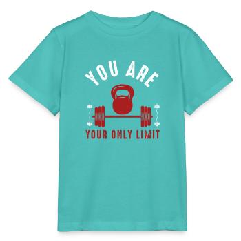 Lustiges Fitnessstudio Fitness Zitat Gym Fitness - Stanley/Stella Kinder T-Shirt MINI CREATOR  - Poolblau - Vorne