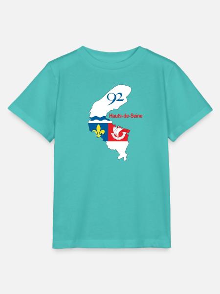 Hauts de seine - Stanley/Stella Kinder T-Shirt MINI CREATOR  - Poolblau