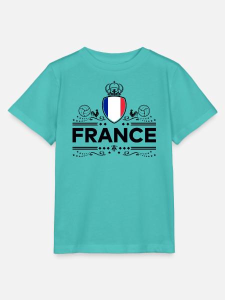 FRANKREICH - Stanley/Stella Kinder T-Shirt MINI CREATOR  - Poolblau