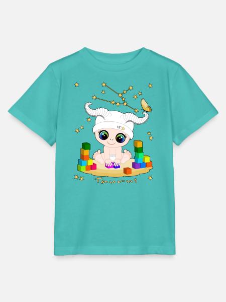 sternzeichen_taurus - Stanley/Stella Kinder T-Shirt MINI CREATOR  - Poolblau