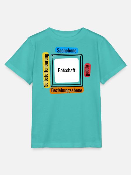Vier Ohren Modell - Stanley/Stella Kinder T-Shirt MINI CREATOR - Poolblau
