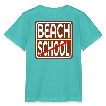 SCHULE STRAND SOMMERFERIEN LEHRER SCHÜLER - Stanley/Stella Kinder T-Shirt MINI CREATOR  - Poolblau - Vorne