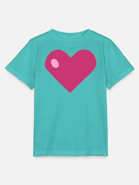 Schenk mir dein Herz - Stanley/Stella Kinder T-Shirt MINI CREATOR - Poolblau