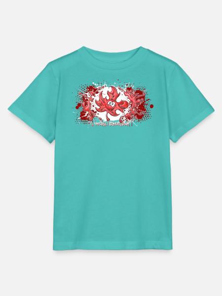 canada love - Stanley/Stella Kinder T-Shirt MINI CREATOR - Poolblau
