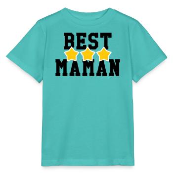 Best Mom - Mother's Day - Stanley/Stella MINI CREATOR Kids’ T-Shirt - pool blue - Front