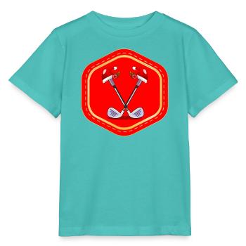 WEIHNACHTEN GOLFSPIELEN - Stanley/Stella Kinder T-Shirt MINI CREATOR  - Poolblau - Vorne