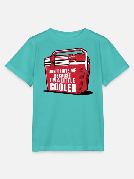 Lustiges cooleres Wortspiel "ein bisschen cooler" - Stanley/Stella Kinder T-Shirt MINI CREATOR - Poolblau