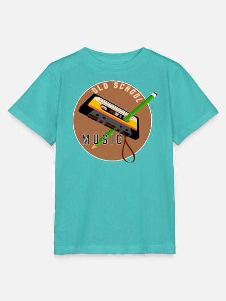 Musik der alten Schule - Stanley/Stella Kinder T-Shirt MINI CREATOR - Poolblau