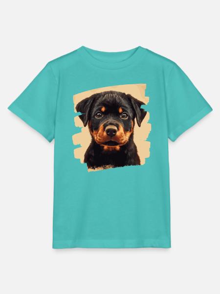 Rottweiler - Stanley/Stella Kinder T-Shirt MINI CREATOR  - Poolblau