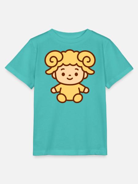 Sternzeichen Widder supersüß! - Stanley/Stella Kinder T-Shirt MINI CREATOR - Poolblau