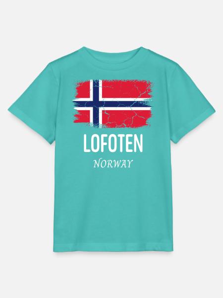 Lofoten - Stanley/Stella Kinder T-Shirt MINI CREATOR - Poolblau
