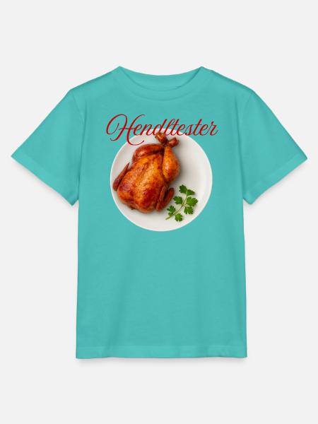 HendlHester Coq au Vin Illustration - Stanley/Stella Kinder T-Shirt MINI CREATOR - Poolblau