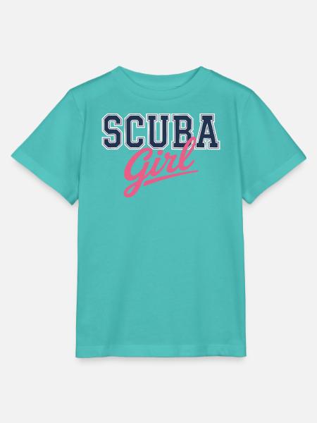 Scuba Girl Design - Stanley/Stella Kinder T-Shirt MINI CREATOR - Poolblau
