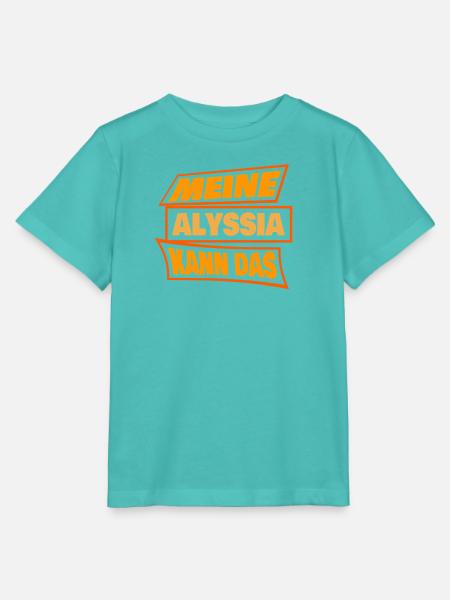 Alyssia als Alyssia - Stanley/Stella Kinder T-Shirt MINI CREATOR - Poolblau