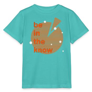Soyez au courant - T-shirt bio MINI CREATOR Stanley/Stella Enfant - bleu piscine - Devant