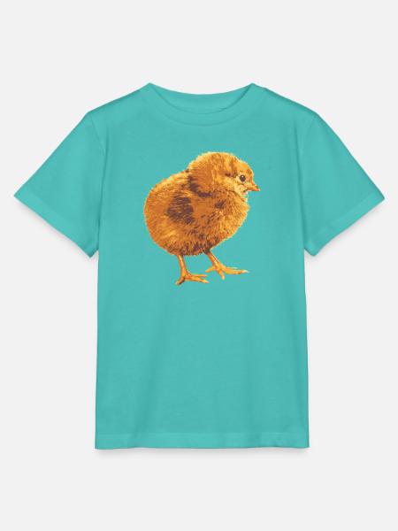 Küken im Goldflaum - Stanley/Stella Kinder T-Shirt MINI CREATOR - Poolblau