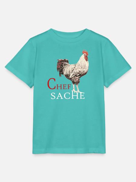 Küchenchef-Hahn Design - Stanley/Stella Kinder T-Shirt MINI CREATOR - Poolblau